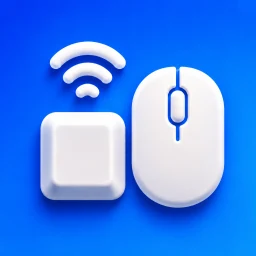 Symbol von Wireless Keyboard: Air Mouse
