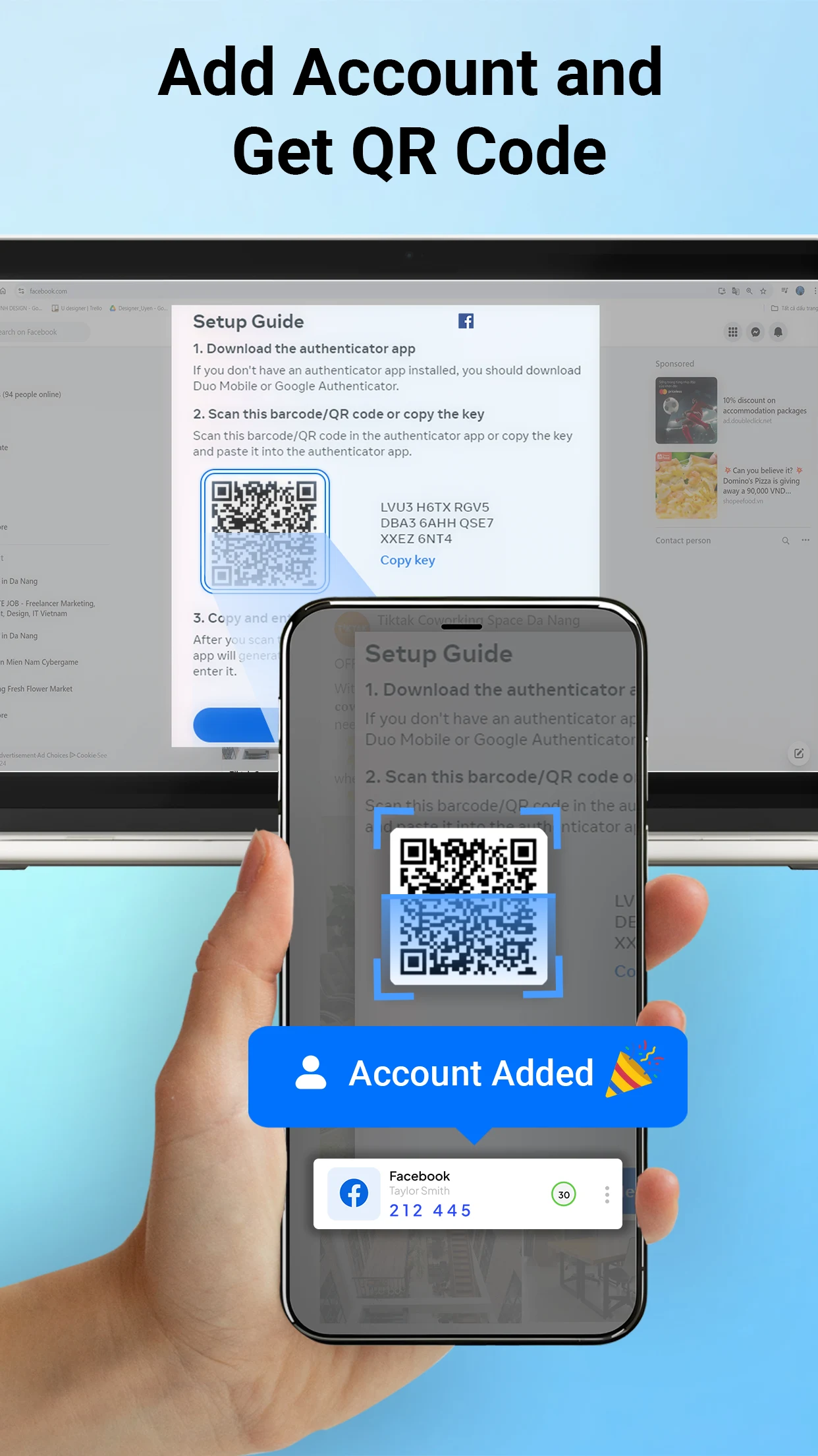 Authenticator App - 2FA Auth screenshot